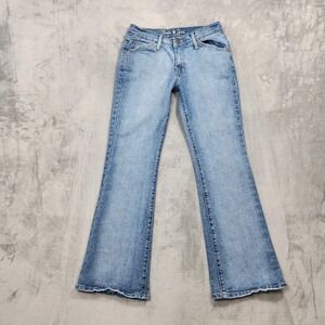 Vintage Vanilla Star Jeans Womens 11 Juniors Blue Low Rise Bootcut Stretch Denim